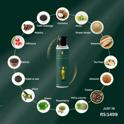 Herbina Herbal Hair Oil/Strong Hair Natural Care