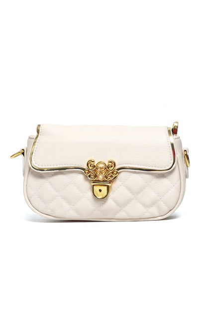 women white solid bag - By Seyhan