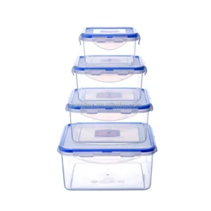 Transparent Food Storage Box – Plastic Kitchen Organizer Containers