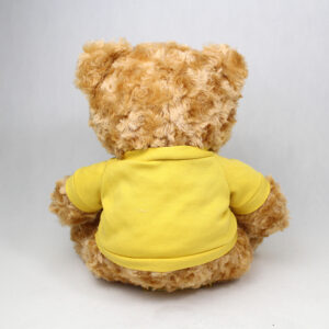 Soft Teddy Bear Plush Toy with PP Cotton Filling Curly Texture Fabric & Embroidered Patch Cute Stuffed Animal for Kids and Gifts
