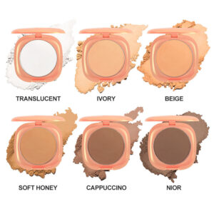 New Arrival 6 Color Makeup Contour Palette Oil Control Face Powder Soft Bronzer Compact for All Skin Types