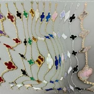 Exquisite Leaf Clover Bracelet – Fashion Stainless Steel Link Jewelry