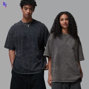 Blank Cotton Oversized T-Shirt – Vintage Street Style Heavyweight Men’s Tee
